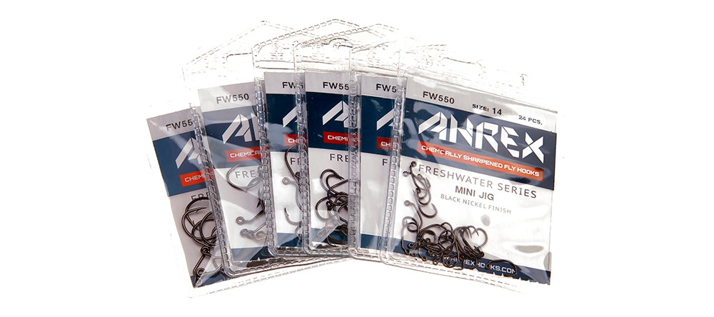 AHREX Hooks - Mini Jig Barbed FW550 - Sportinglife Turangi